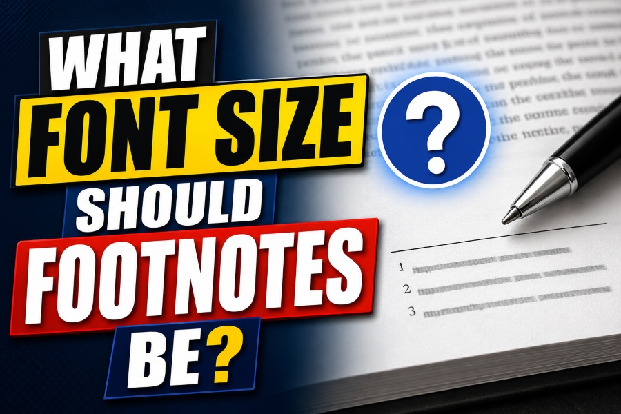 What Font Size Should Footnotes Be